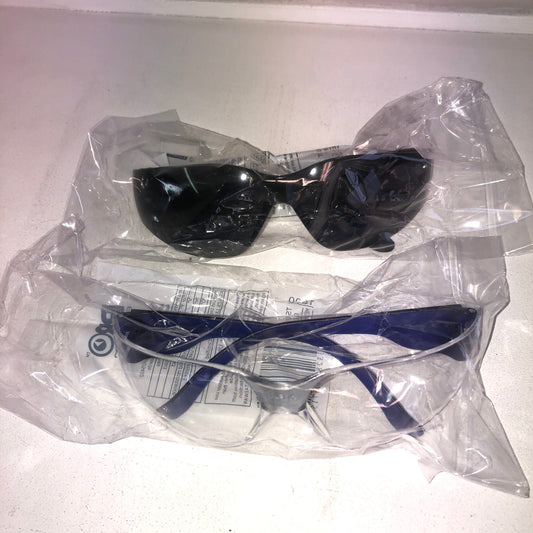 JB Safety Glasses Clear & Smoke