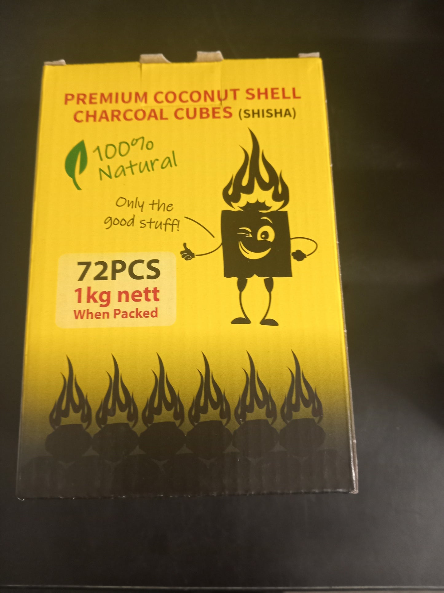 Commodities NZ Premium Coconut Shell Charcoal Cubes 1kg